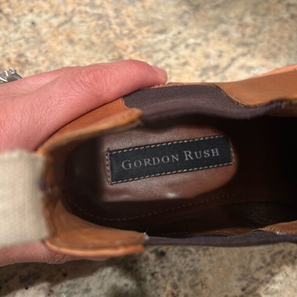 Gordon Rush Men's Mathews light brown leather ankle boots - Picture 9 of 16